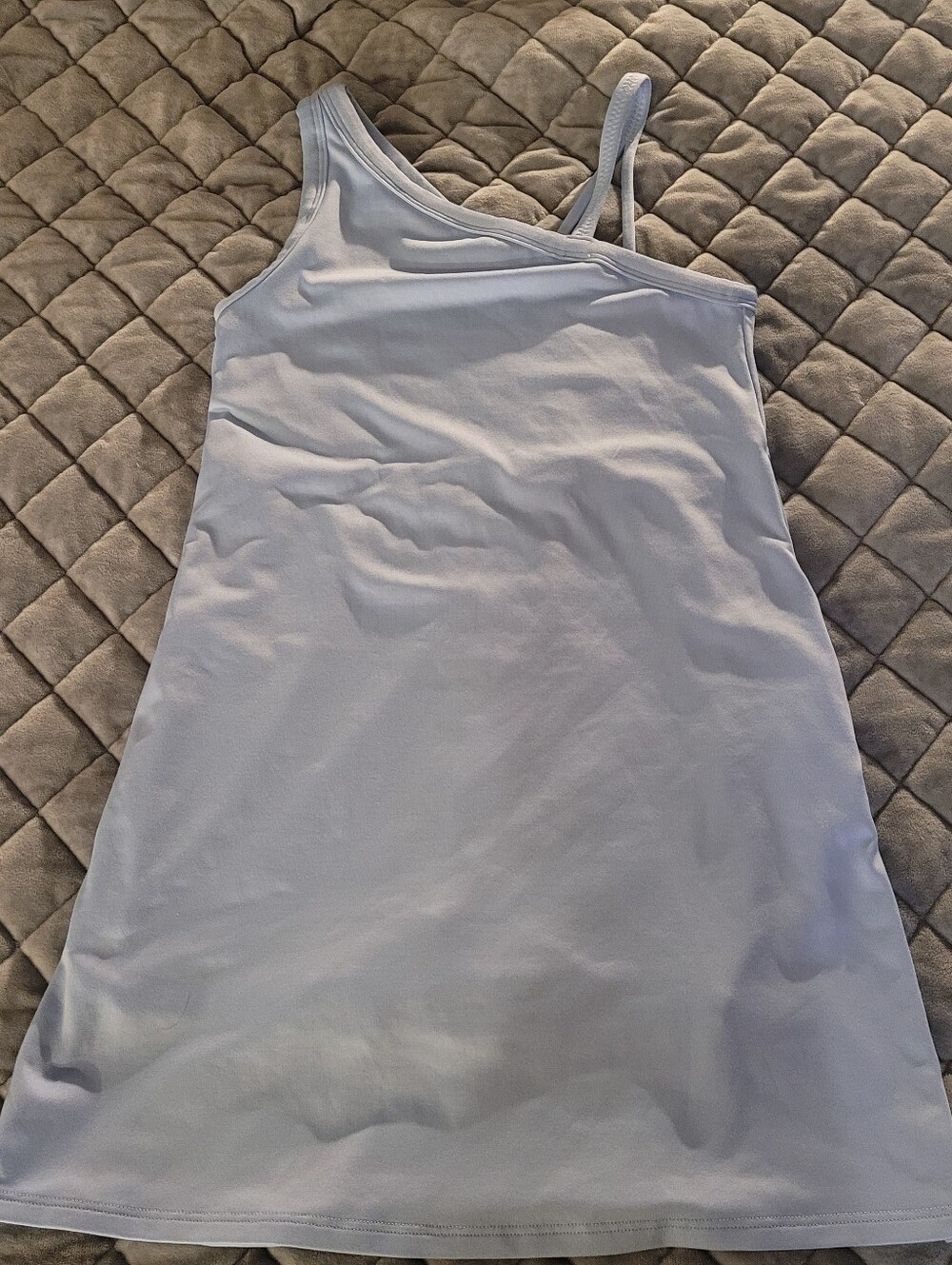 Light Blue One-Shoulder Girls Sport Dress Size 8